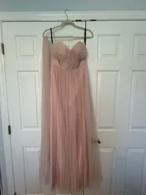 Jenny Yoo Dresses Jenny Yoo Strapless Blush Pink Tulle Gown Poshmark — free download